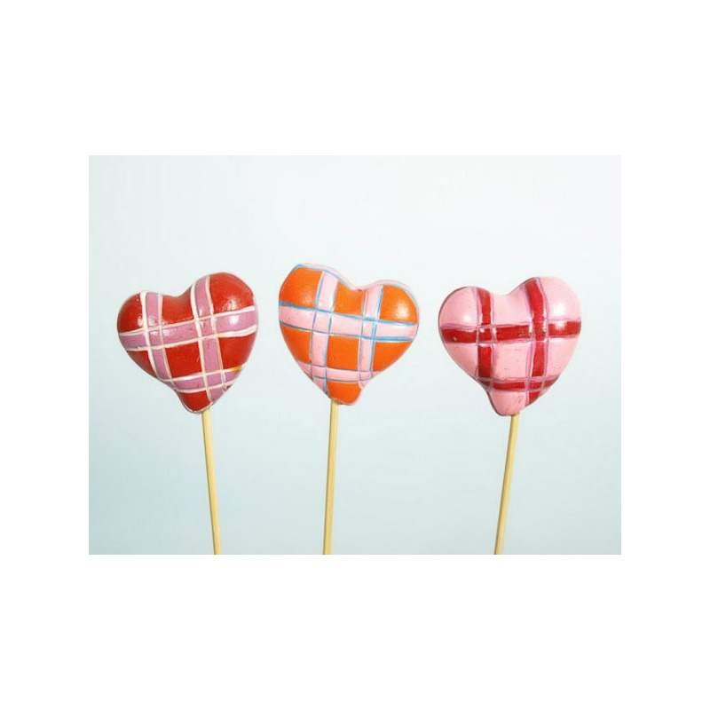 szív alakú kerámia betűző 5 cm