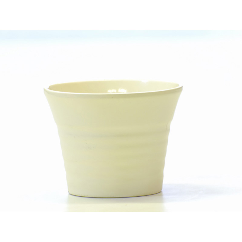 Vega kerámia kaspó vanília 13cm