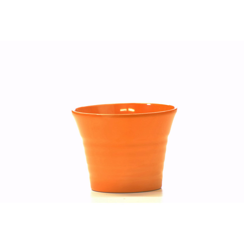 Vega kerámia kaspó narancs 22cm