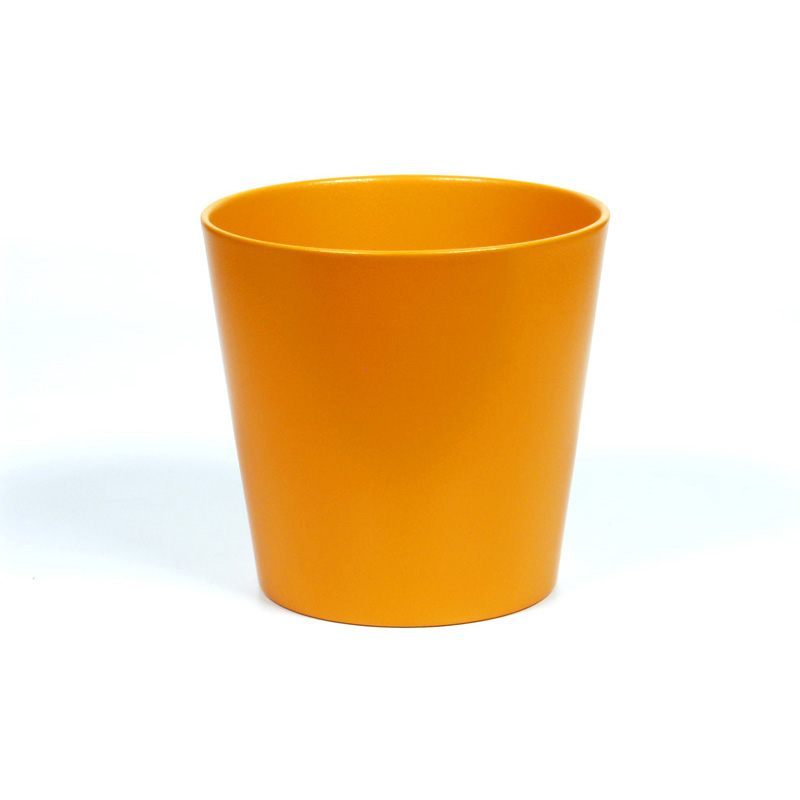 Dallas kerámia kaspó matt narancs 13cm