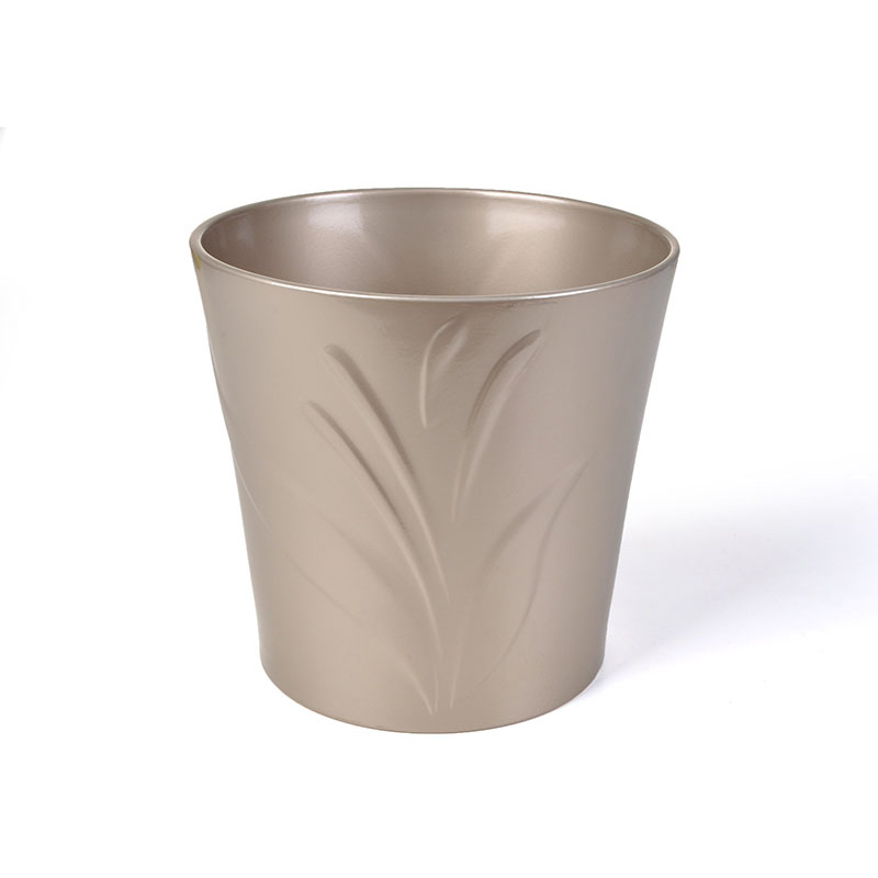 Venice kerámia kaspó szürke 21cm