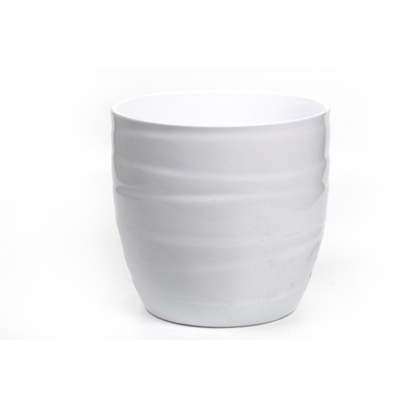 Barletta kerámia kaspó fehér 19cm