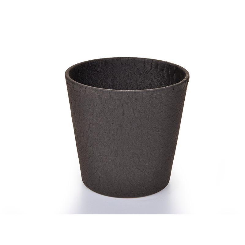 Dallas effect kerámia kaspó fekete 19cm