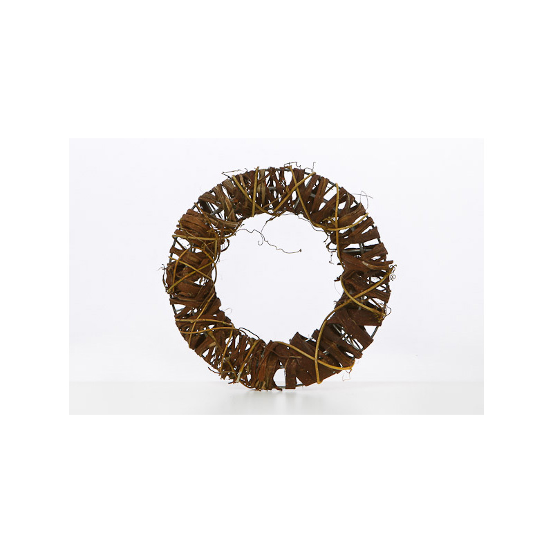 vessző koszorú alap natúr-||barna 20cm||