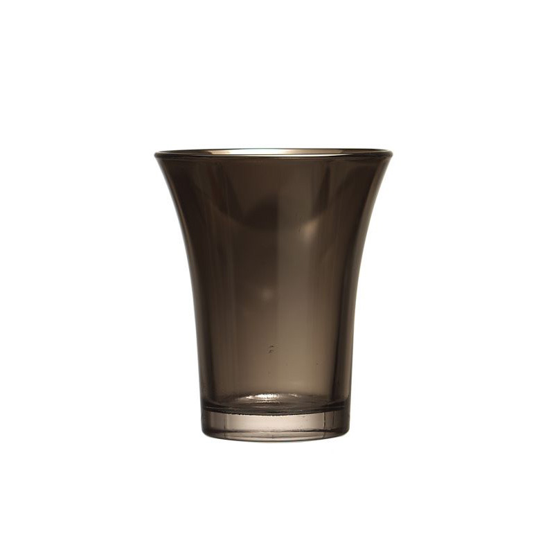 üveg orchidea váza ezüst 14x19cm