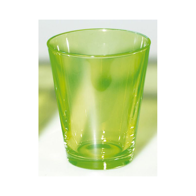 üveg kaspó v.zöld 13,5x17 cm