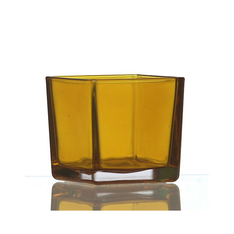 sz&ouml;gletes &uuml;veg v&aacute;za s&aacute;rga 8x8x8cm