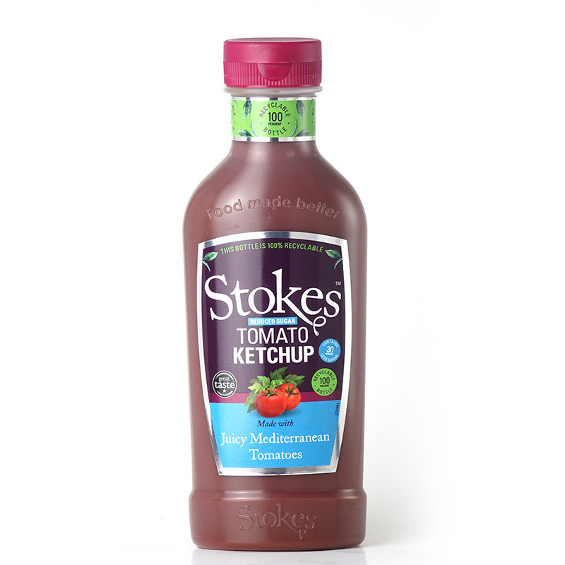 Stokes csökkentet cukortartalmú paradicsom ketchup 475g (lejárat dátuma: 2025.08.01)