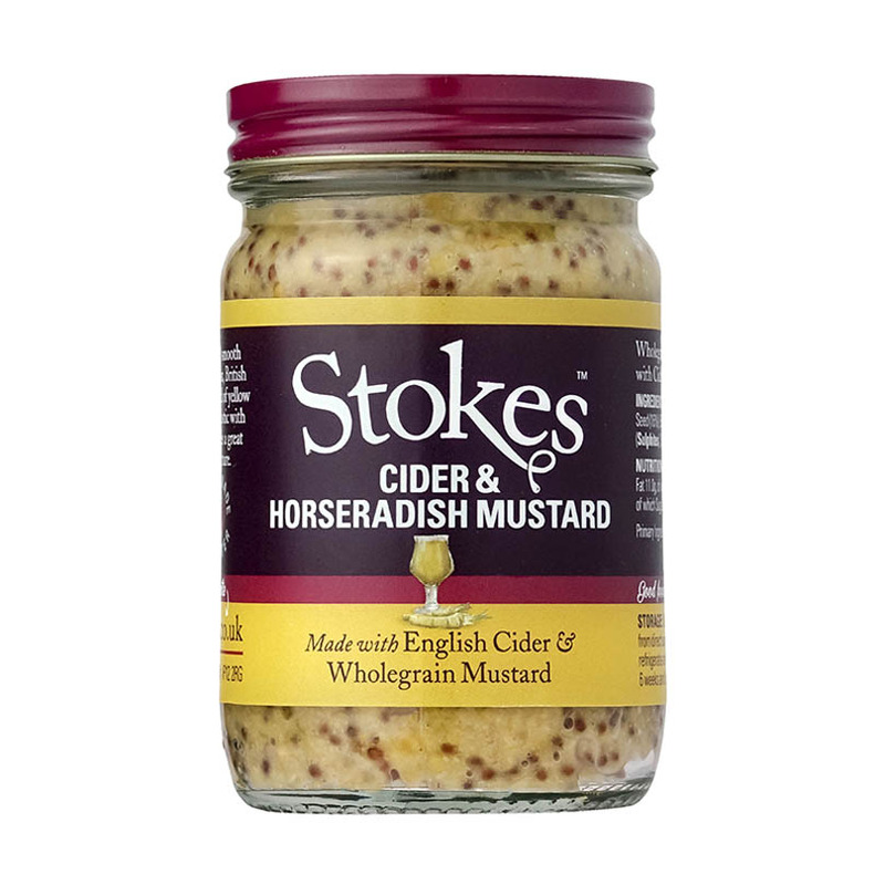 Stokes cideres és tormás mustár 185g (lejárat dátuma: 2025.03.31)