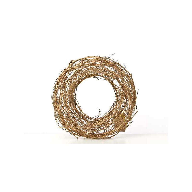 vessző koszor&uacute; arany 22x7cm