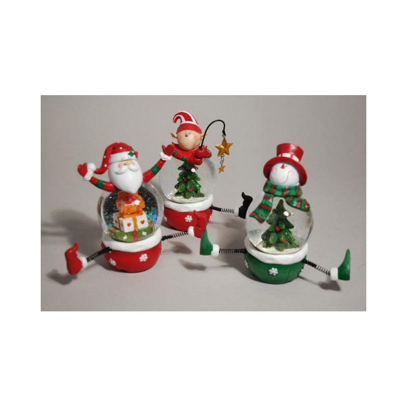 műanyag hóember/télapó/kisfiú szortiment 16x6,4cm