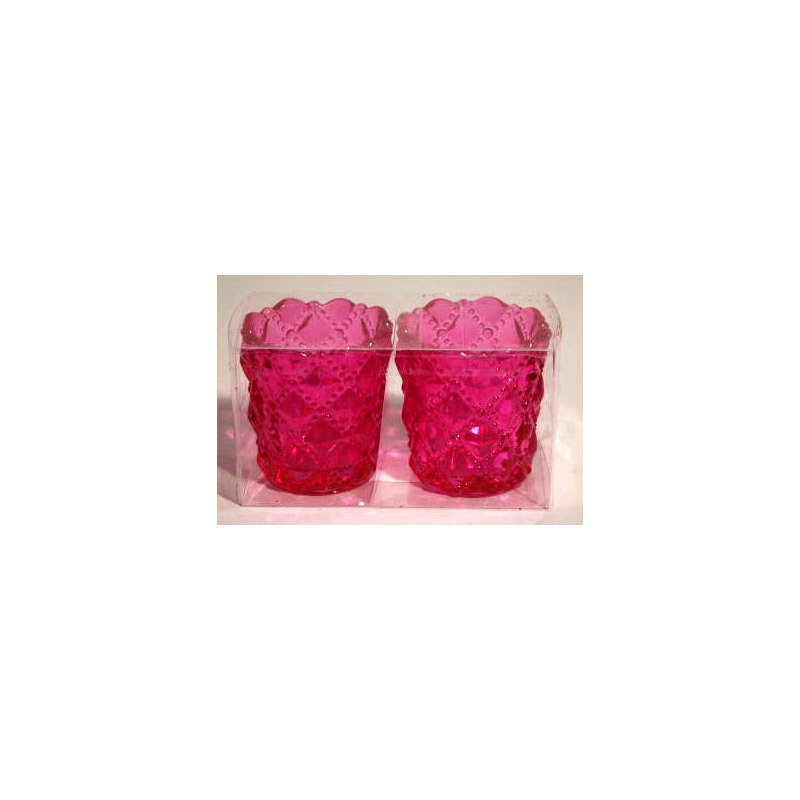 kerek &uuml;veg m&eacute;csestart&oacute; szett pink 6x 6,5cm S/2