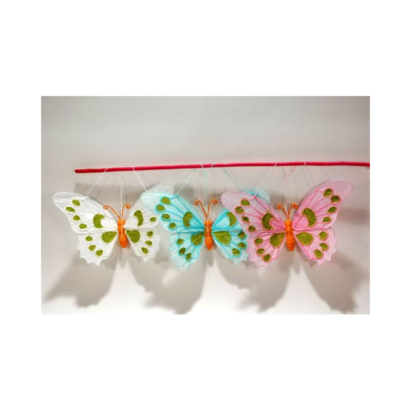 pap&iacute;r lepke feh&eacute;r-k&eacute;k-pink 24x 35cm  3db/csomag