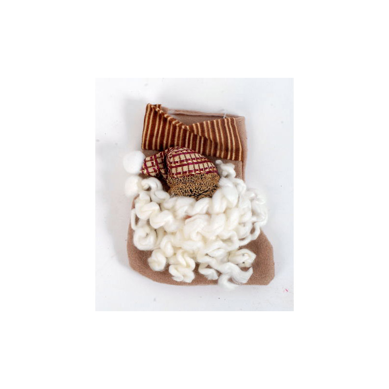 mint&aacute;s pl&uuml;ss zokni barna szortiment 8x2,5x11cm