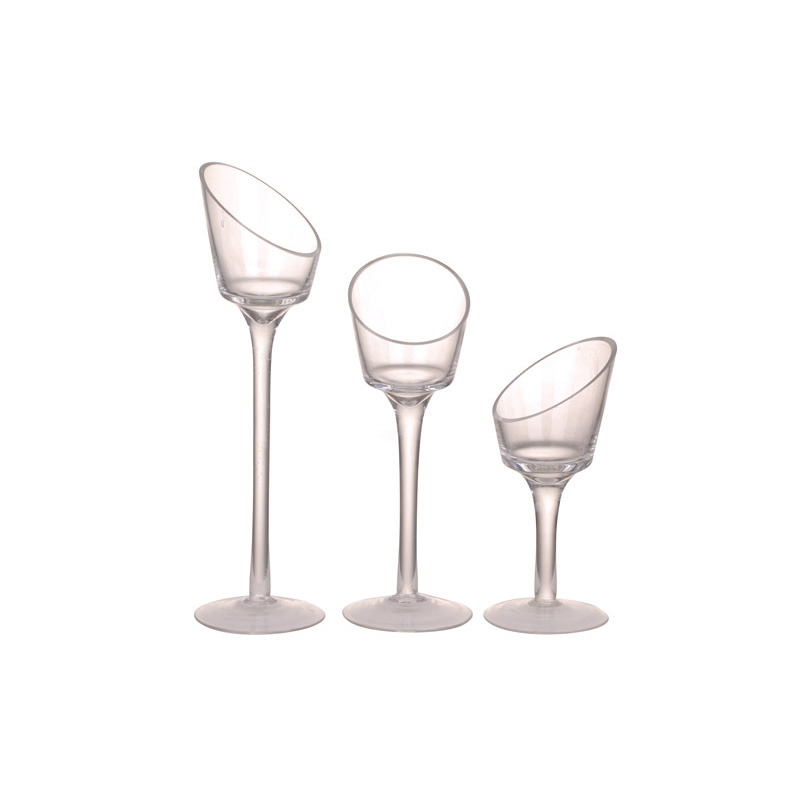 csapott tetejű &uuml;veg m&eacute;csestart&oacute; szett 26x7cm S/3