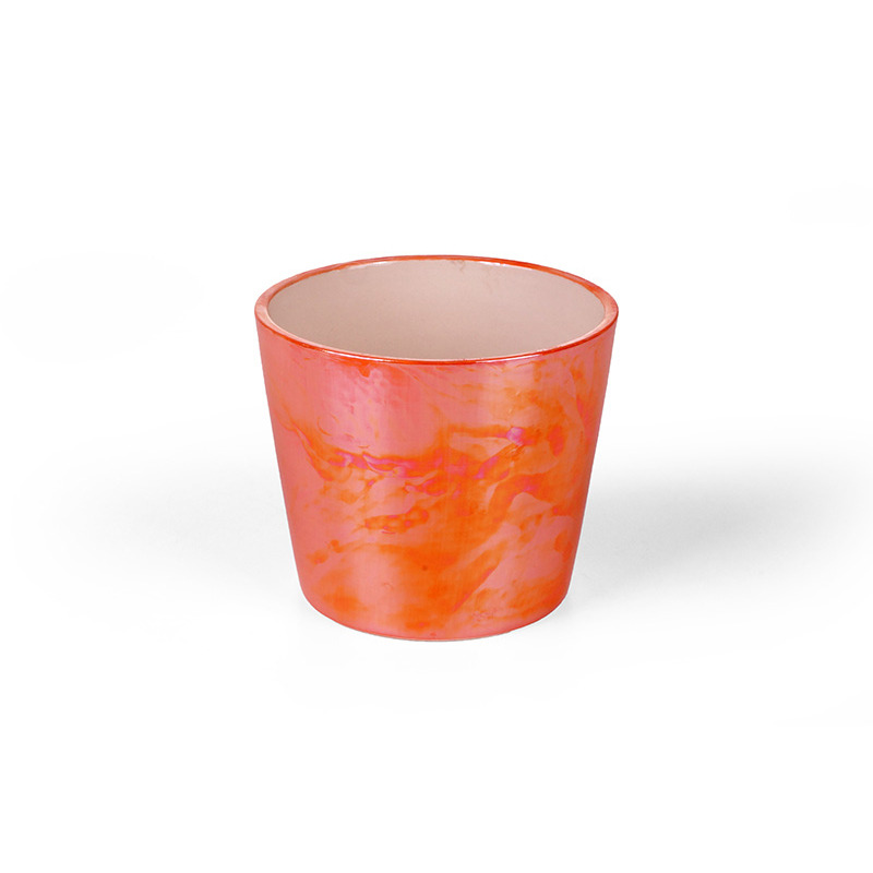 gy&ouml;ngyh&aacute;zmint&aacute;s ker&aacute;mia kasp&oacute; narancs 11,5x10cm