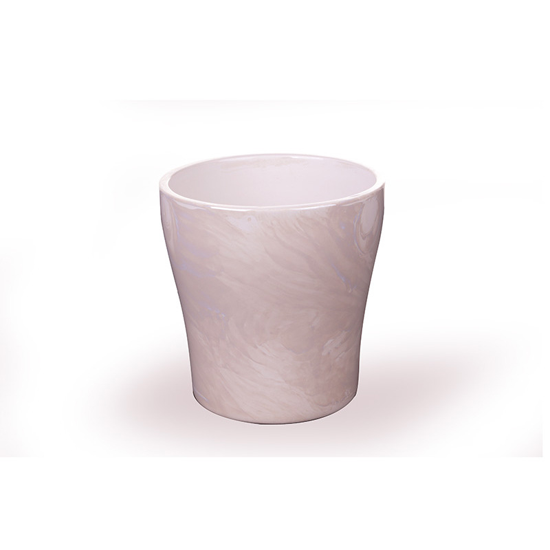 gyöngyházmintás orchidea váza fehér 13,2x13,5cm