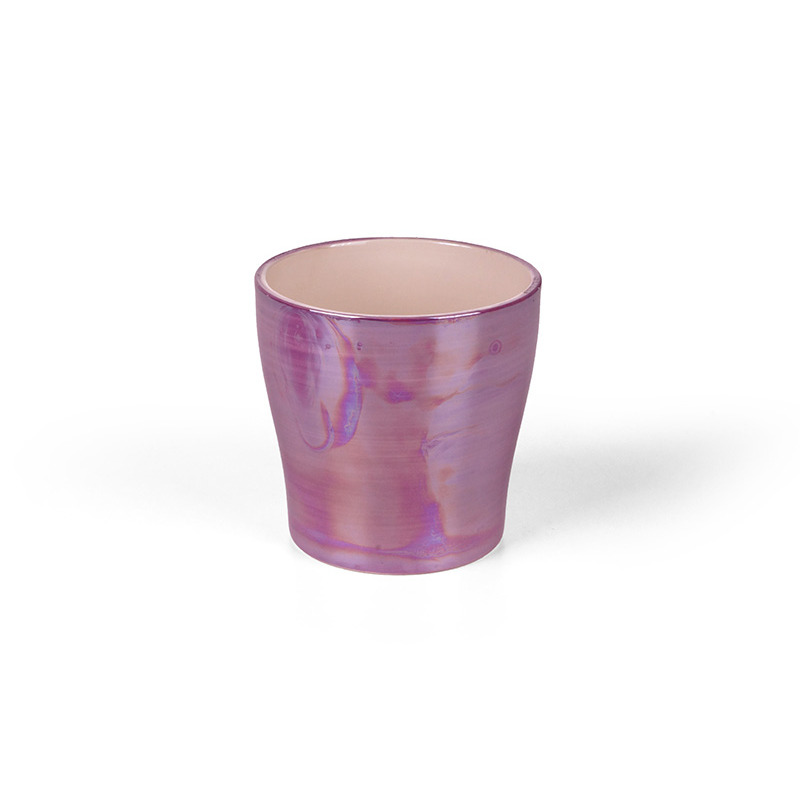 gy&ouml;ngyh&aacute;zmint&aacute;s &ouml;bl&ouml;s ker&aacute;mia kasp&oacute; lila 10x9,5cm