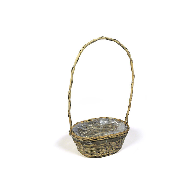 ov&aacute;lis has&iacute;tott fa f&uuml;les t&aacute;l sz&uuml;rke 28x19x11/48cm