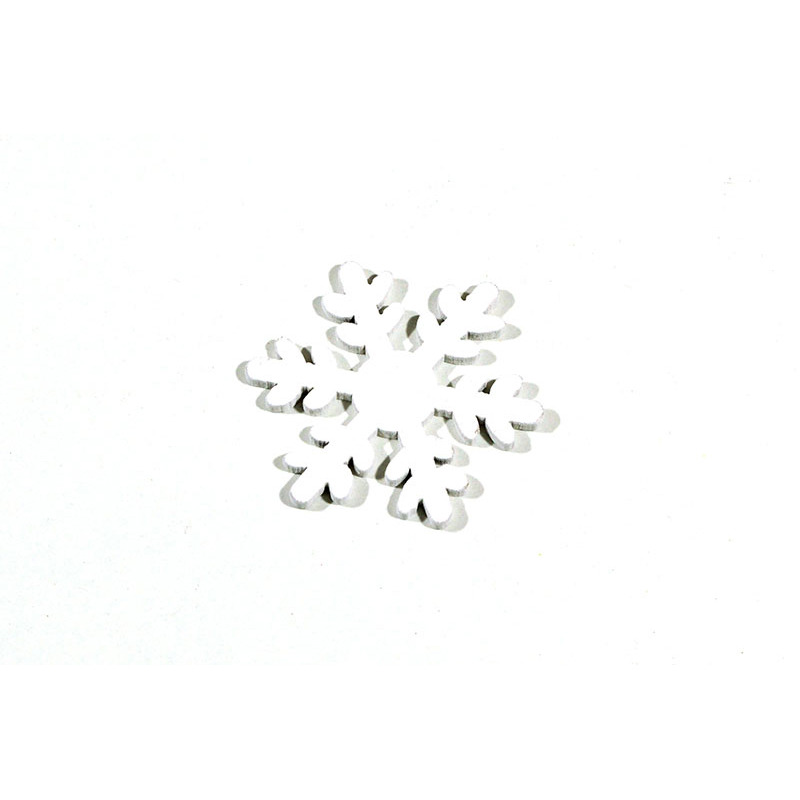 fa hópehely fehér 5x5cm 50db/ csomag