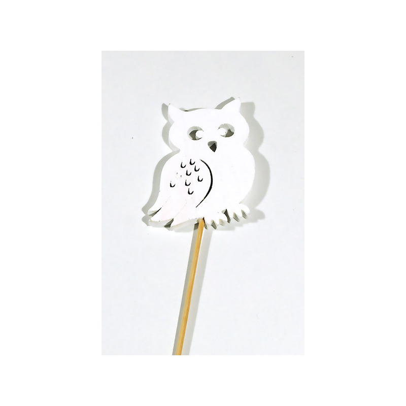 bagoly besz&uacute;r&oacute; feh&eacute;r 5x7/25cm 12db/csomag