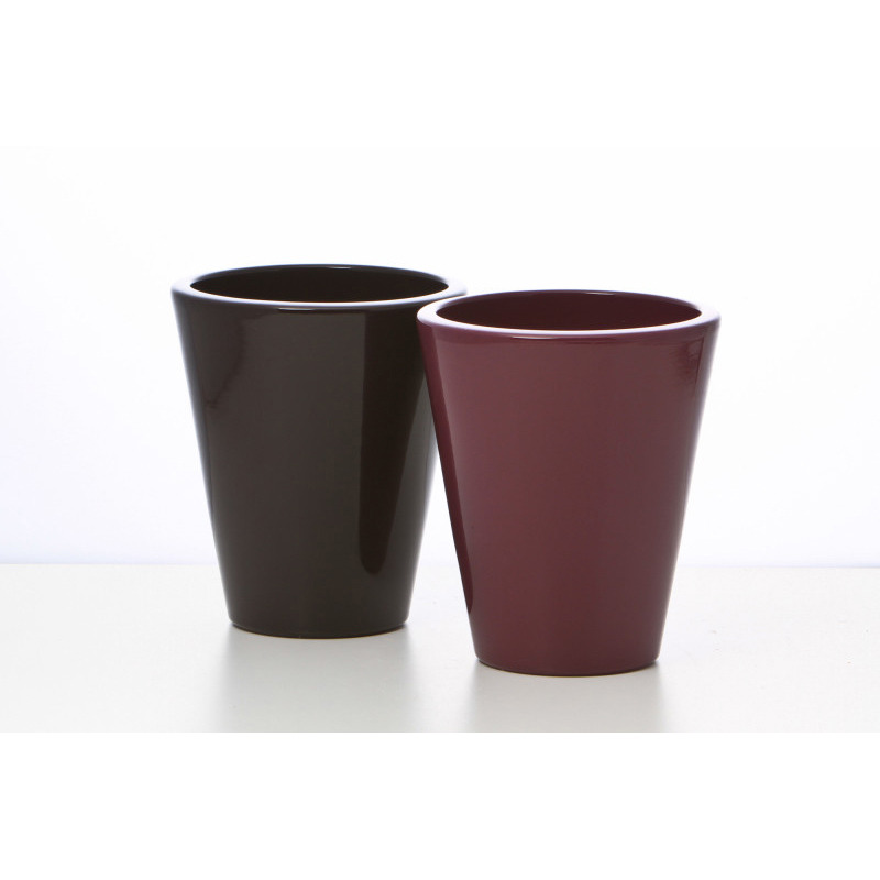 orchidea váza új sötétlila mix 14cm szeder-sötétlila