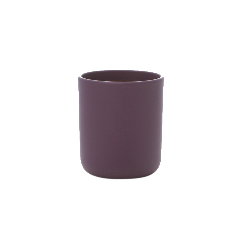 henger alakú orchidea váza matt lila 14cm