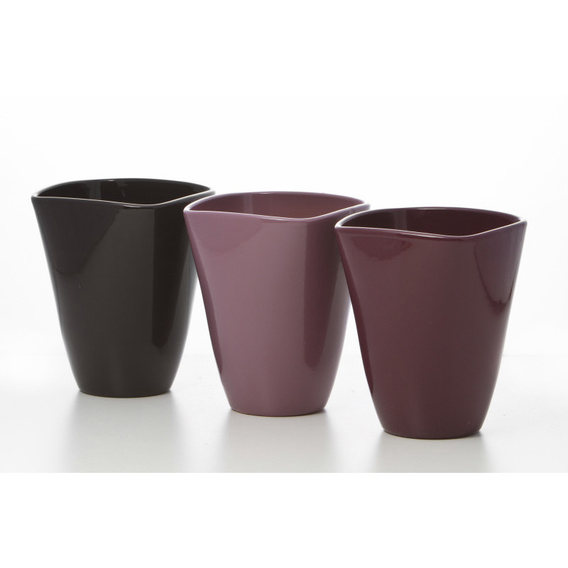 Quatro orchidea váza új lilás mix 12cm szeder-sötétlila-lila