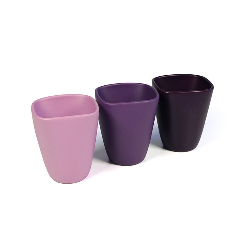 Quatro orchidea v&aacute;za matt lila mix 14cm matt s&ouml;t&eacute;tlila/levendula/ lila