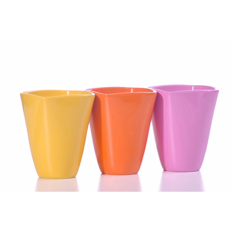 Quatro orchidea v&aacute;za guzm&aacute;nia mix 14cm r&oacute;zsasz&iacute;n, narancs, s&aacute;rga