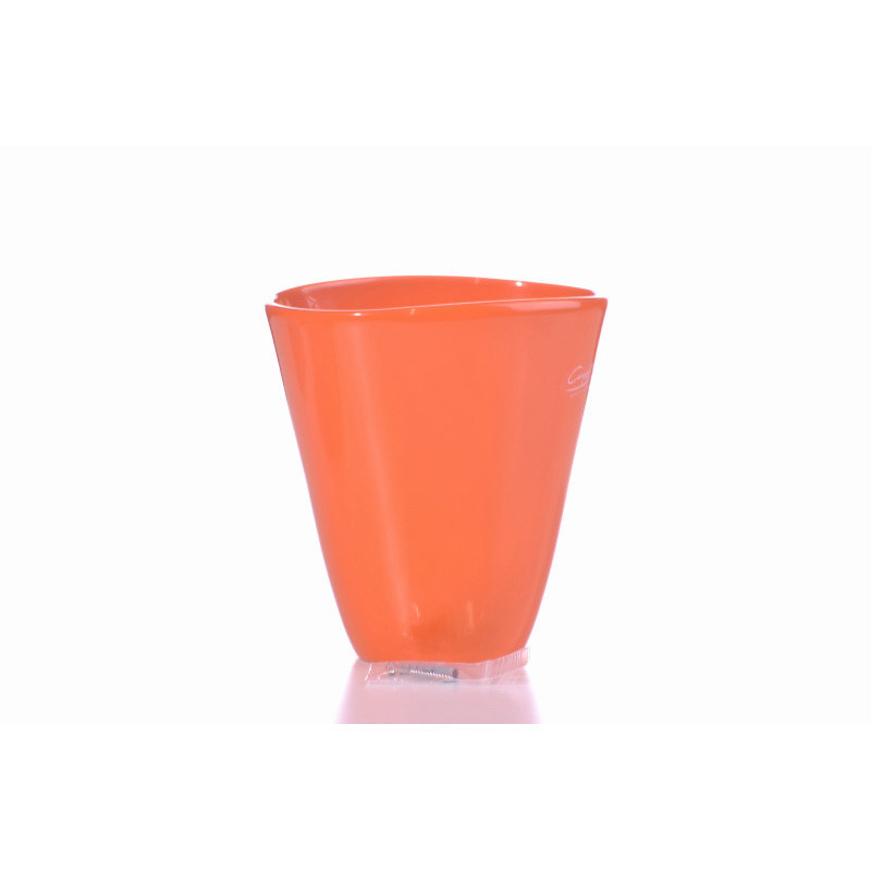 ovális fali orchidea váza narancs 14cm
