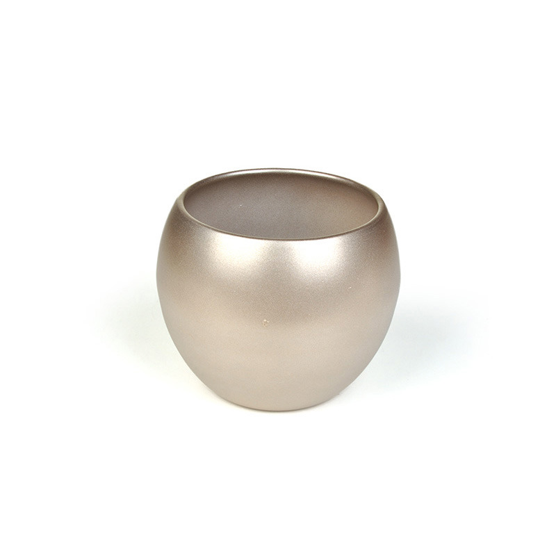 golyó alakú kerámia kaspó pezsgő 20cm