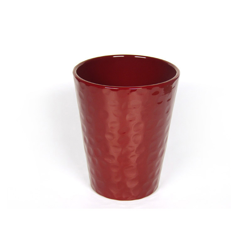 nyomottmintás orchidea váza bordó 14cm