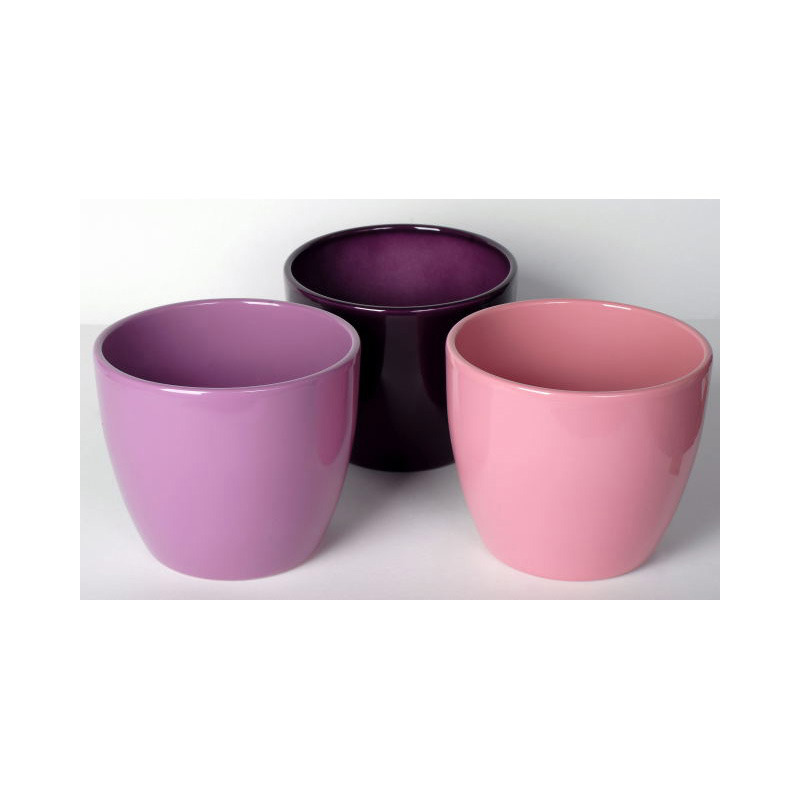 Base kerámia kaspó lila mix 10cm mályva-lila-szeder