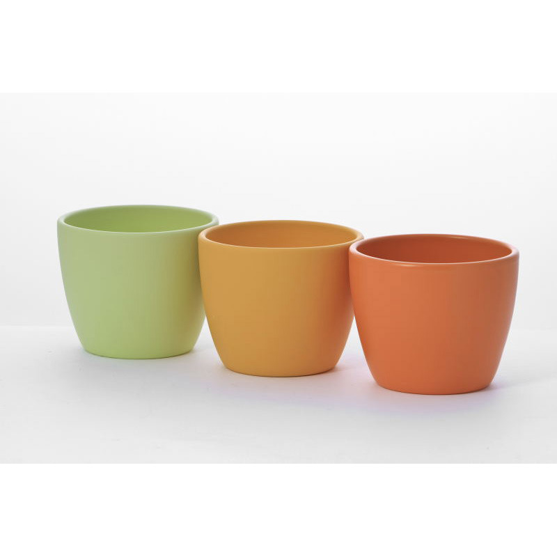 kerámia kaspó mat nyári mix 11cm