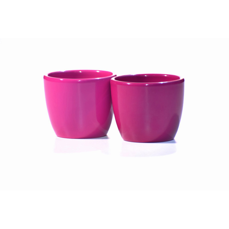 Base kerámia kaspó ciklámen-pink 17cm