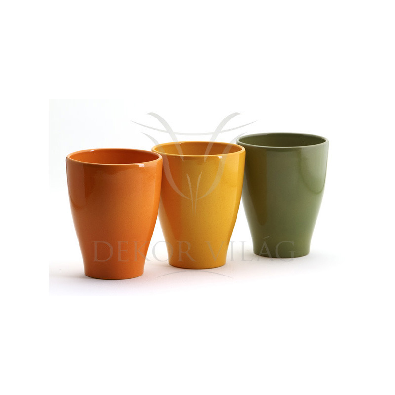 ker&aacute;mia kasp&oacute; guzm&aacute;nia mix 14cm sz&oacute;rt s&aacute;rga/z&ouml;ld/narancs