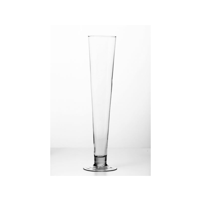 talpas üveg váza 10x43,5cm