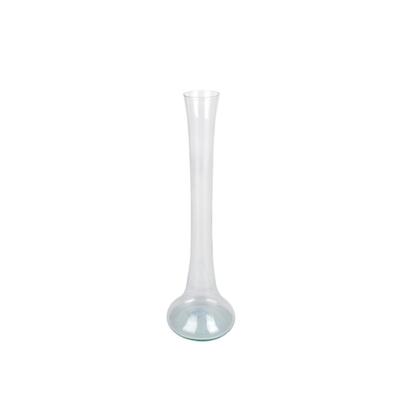 egyszálas üveg váza 6x50cm