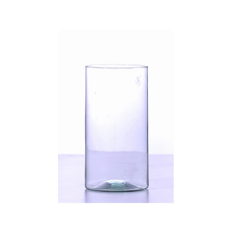 henger alakú üveg váza 13x25