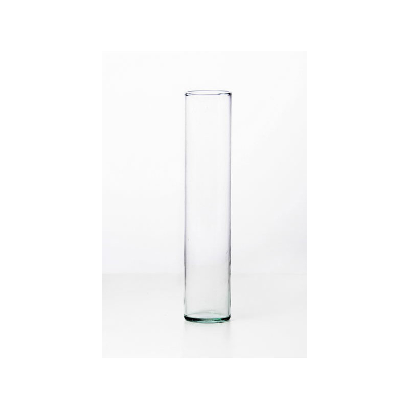 henger alakú üveg váza 6x30cm