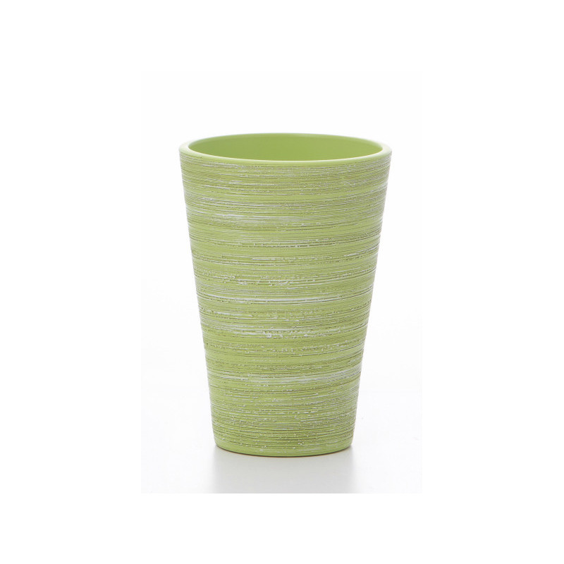 karcos orchidea váza világos zöld 14cm