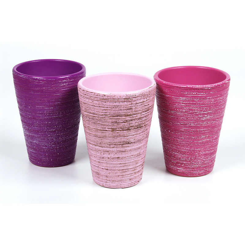 karcos mini orchidea v&aacute;za pink mix 7,5cm cikl&aacute;men-r&oacute;zsasz&iacute;n-lila