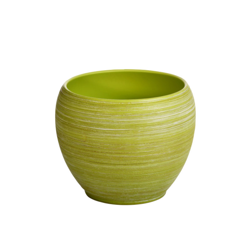 Saturn gömbkaspó világoszöld 24cm