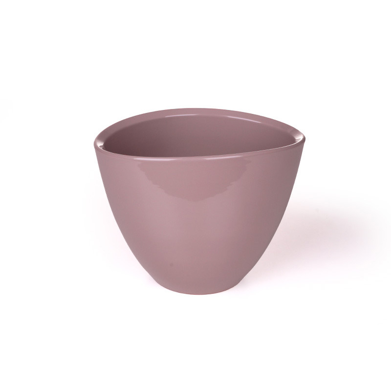 ovális kerámia kaspó tópszín 24x19x19cm