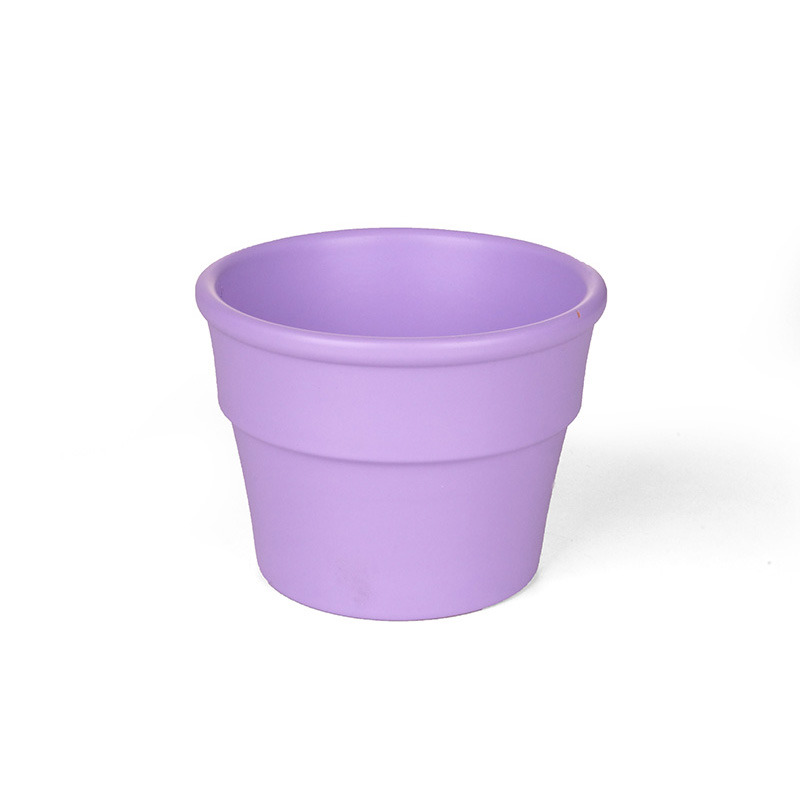 kerámia kaspó matt levendula 14cm