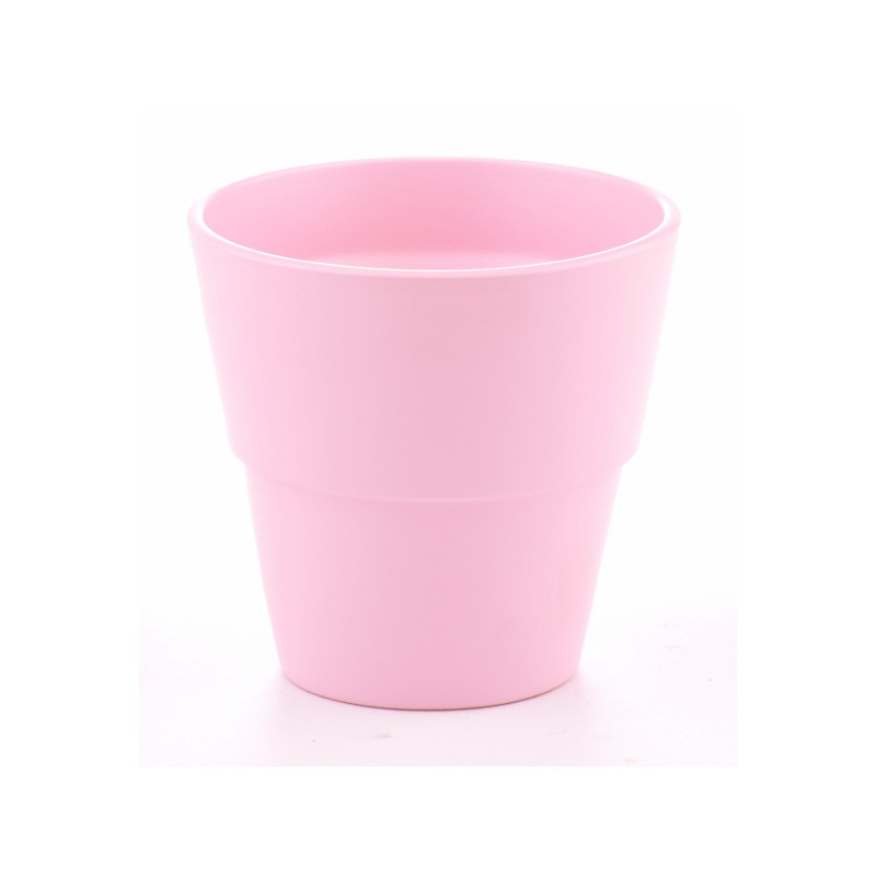 orchidea váza matt rózsaszín 14cm