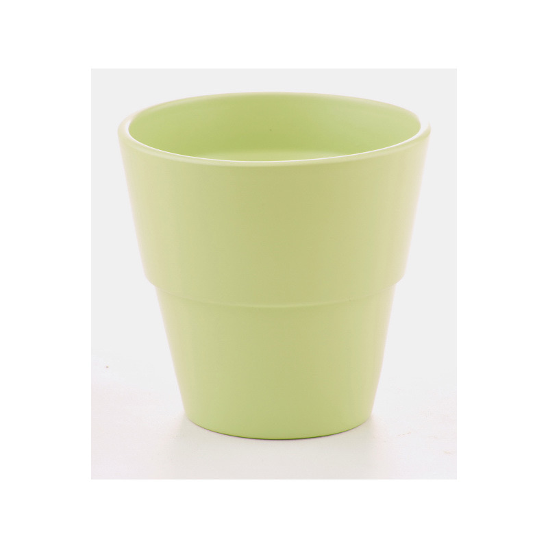 orchidea váza matt zöld 14cm