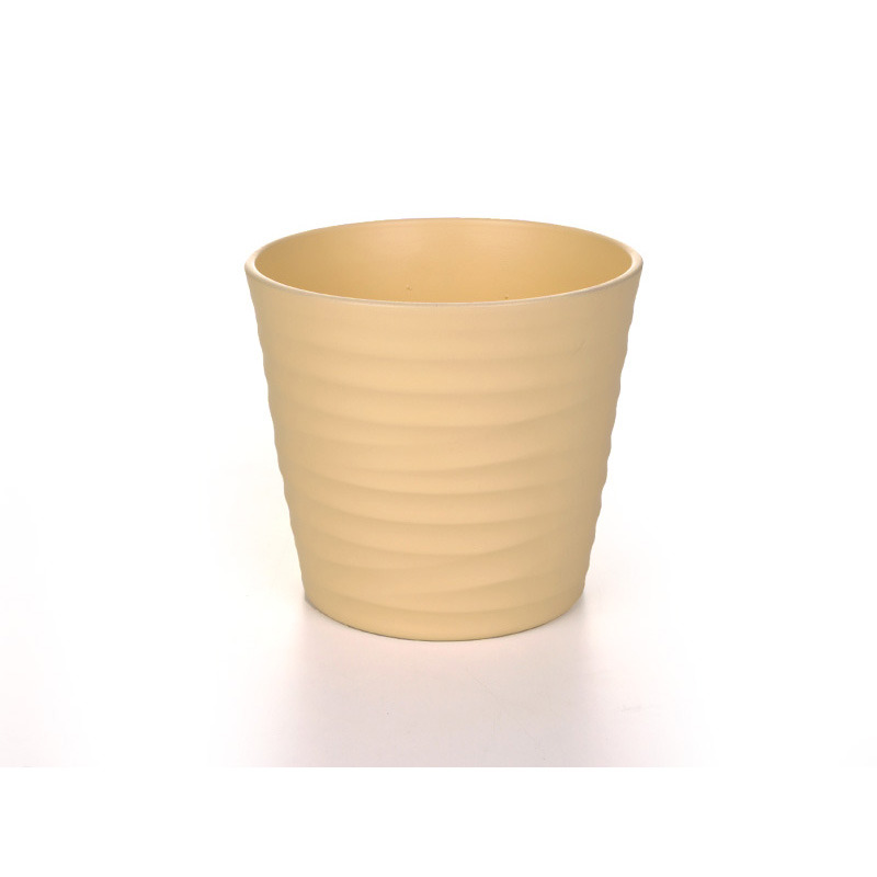Wave kerámia kaspó vanília 13cm