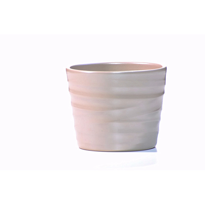 Wave kerámia kaspó tejeskávé 13cm